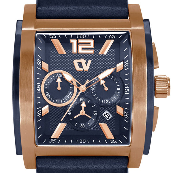 Christ Verra Men's Watches CV C 71076G-2J BLU Leather Strap