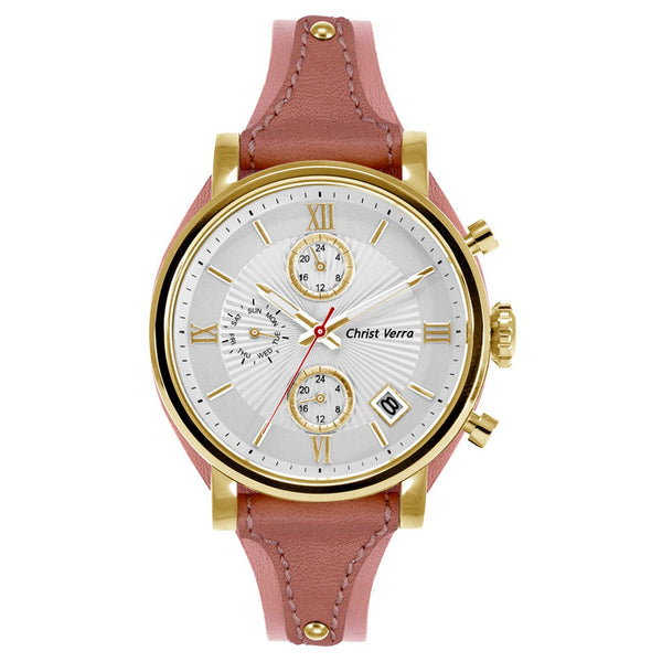 Christ Verra Women's Watches CV 71054L-22 SLV/PNK