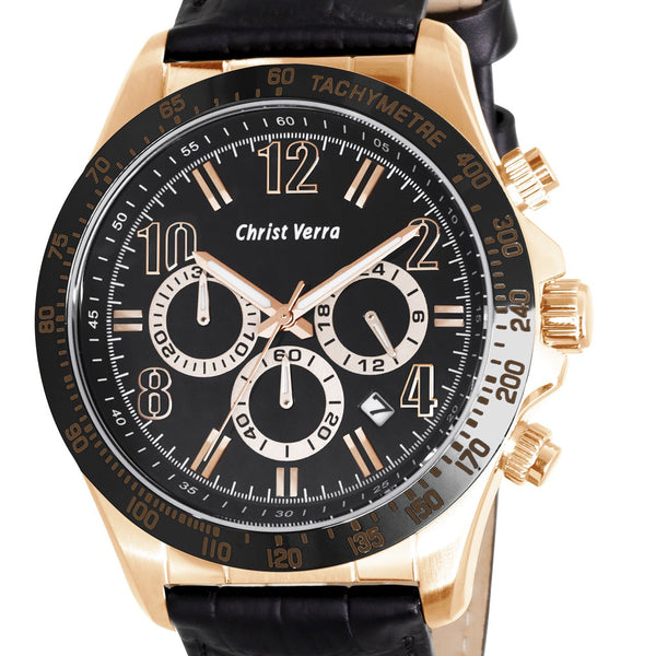 Christ Verra Men's Waches CV 31823G-28 BLK