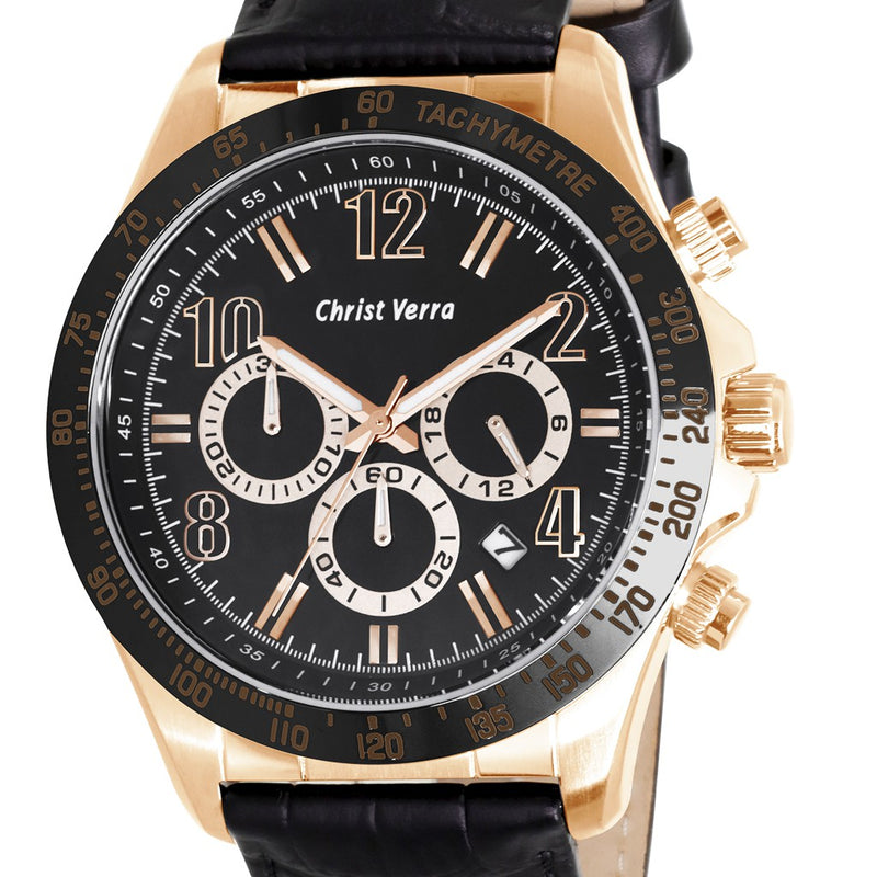 Christ Verra Men's Waches CV 31823G-28 BLK