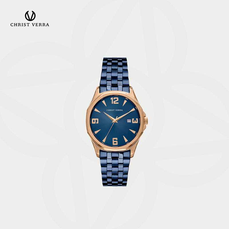 Christ Verra Women Watches Series Couple CV 10641L-1J BLU
