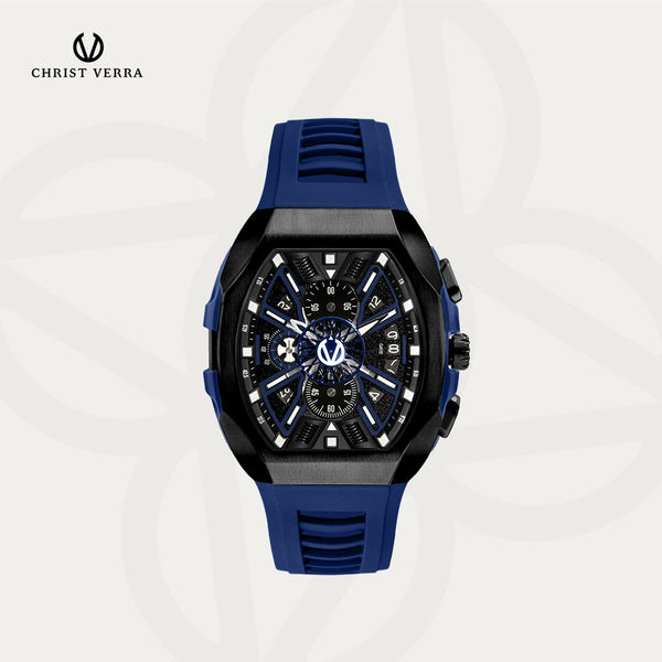 Christ Verra Casual Men's WatchesCV 12080G-36 BLK/BLU