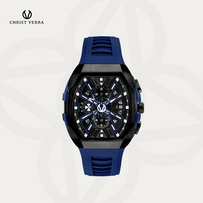 Christ Verra Casual Men's WatchesCV 12080G-36 BLK/BLU