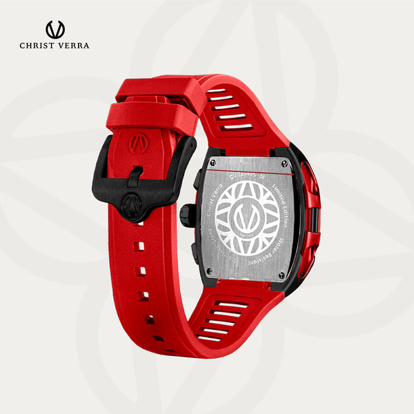 Christ Verra Casual Men's WatchesCV 12080G-36 BLK/RED