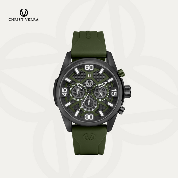 Christ Verra Casual Men's Watches CV 12254G-36 BLK/GRN