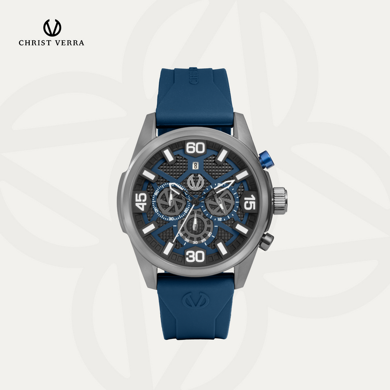 Christ Verra Casual Men's Watches CV 12254G-36B BLK/BLU