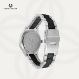Christ Verra Casual Women's Watches Jam Tangan Wanita Tali Rantai Lady Bold  CV 12351L-50 BLK