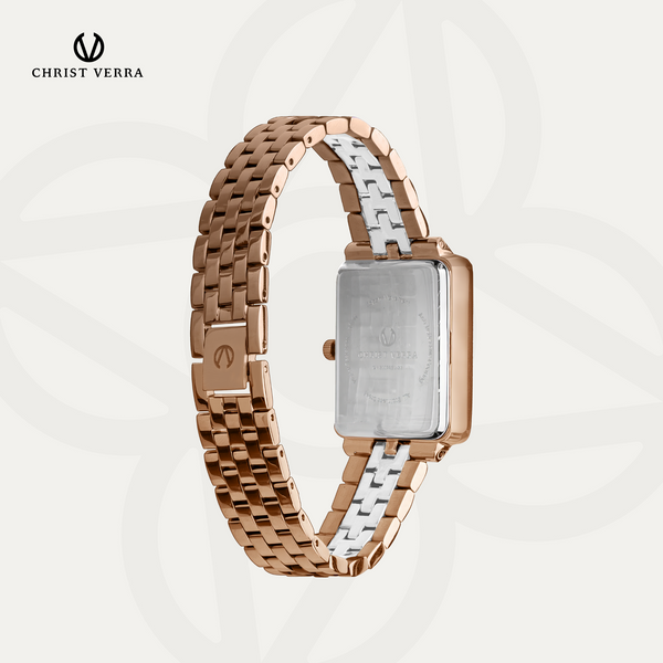 Christ Verra Casual Women's Watches Jam Tangan Wanita Celestine Series  CV 511923L-55 WHT/MOP