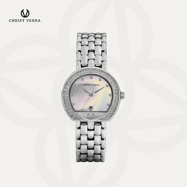Christ Verra Casual Women Watches CV 512423L-11 WHT/MOP