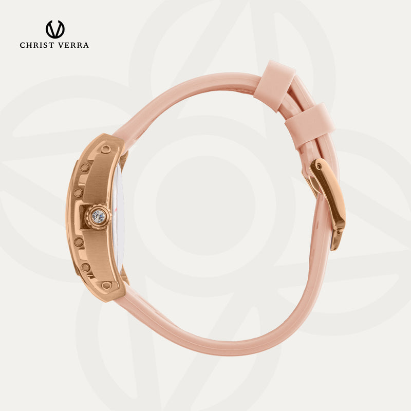 Christ Verra Casual Women's Watches CV 53602L-35 PEACH