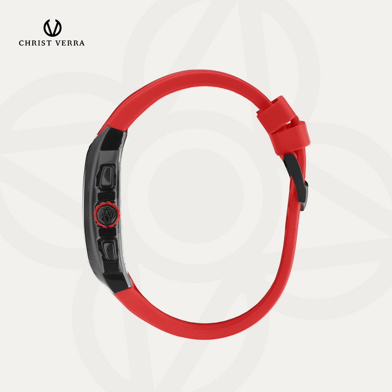 Christ Verra Casual Men's Watches Spider Sync Series CV 63034G-36 BLK/RED LIMITED EDITION