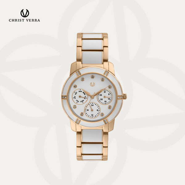 Christ Verra Women Watches Bellezza Series CV 920923L-55 WHT