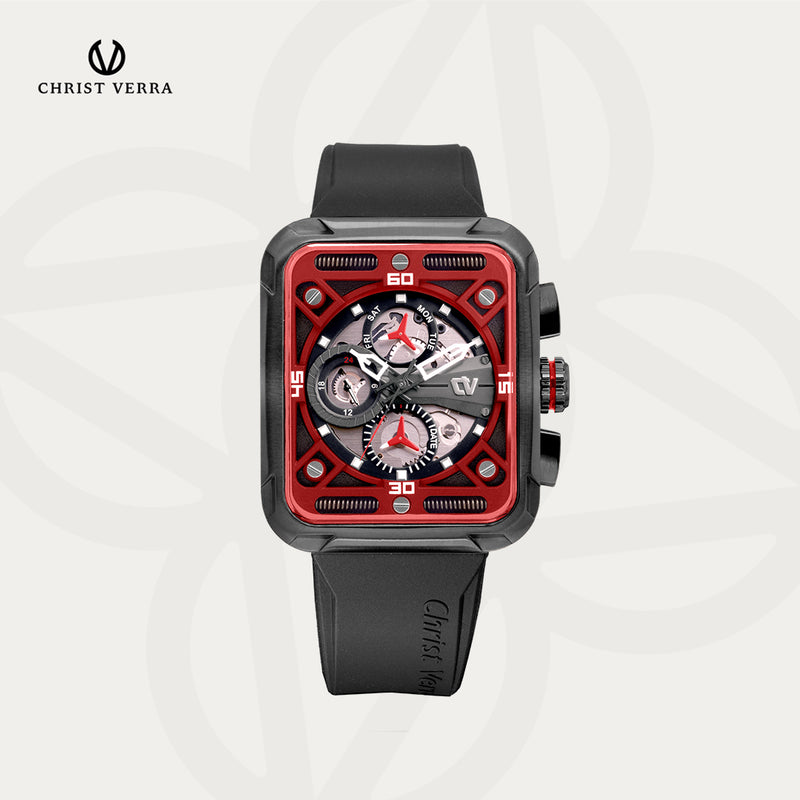 Christ Verra Casual Men's Watches CV C 11118G-36 RED/BLK