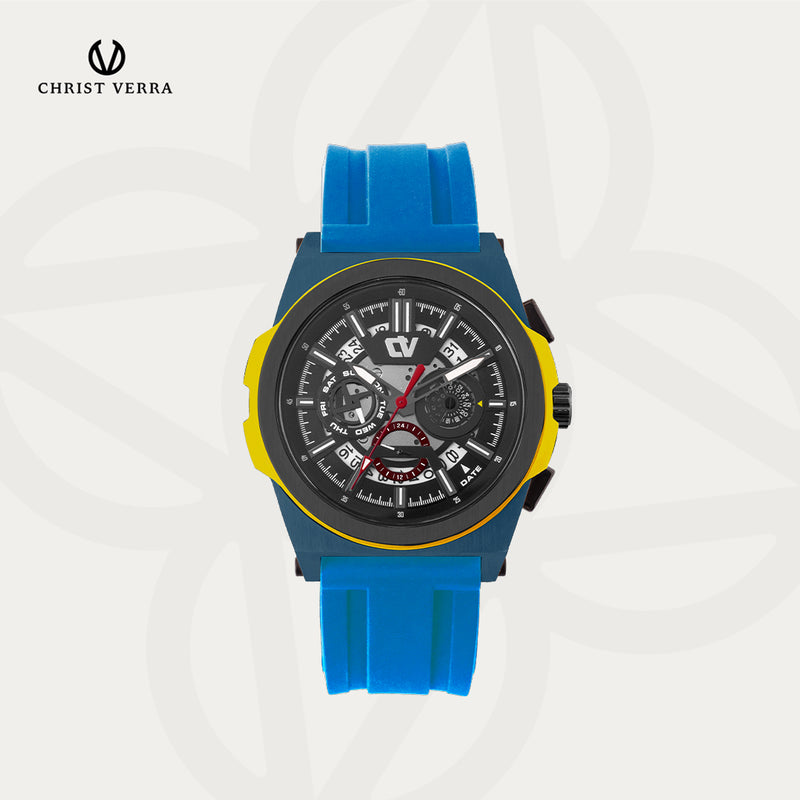 Christ Verra Casual Men's Watches CV C 64158G-3B BLK/BLU