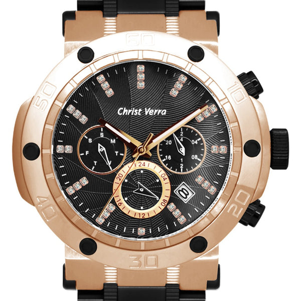 Christ Verra Men's Watches CV 52283GD-18 BLK