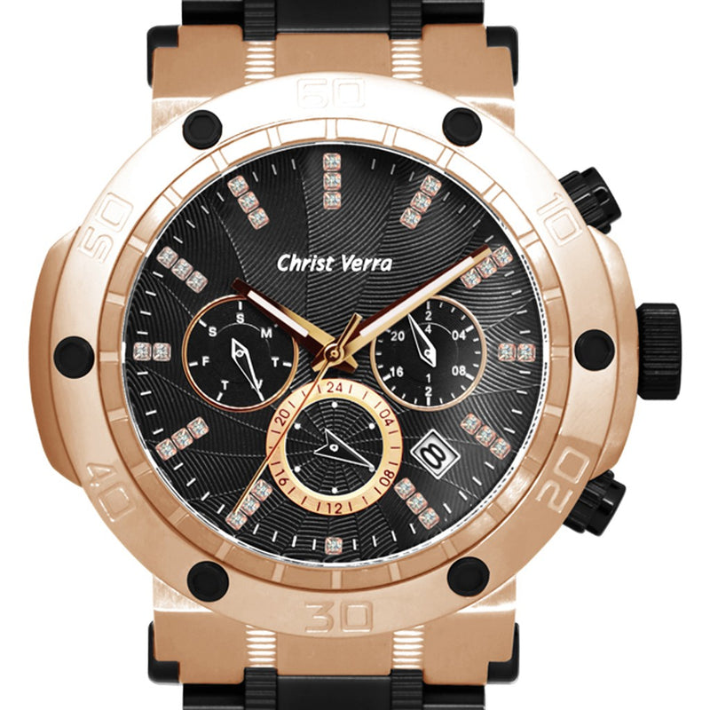 Christ Verra Men's Watches CV 52283GD-18 BLK