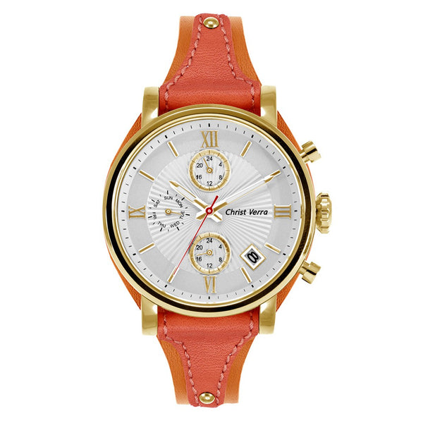 Christ Verra Women's Watches CV 71054L-22 SLV/ORG
