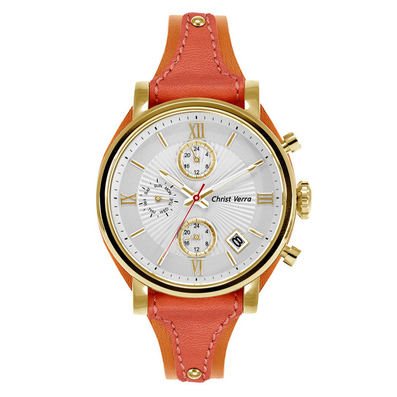 Christ Verra Women's Watches CV 71054L-22 SLV/ORG