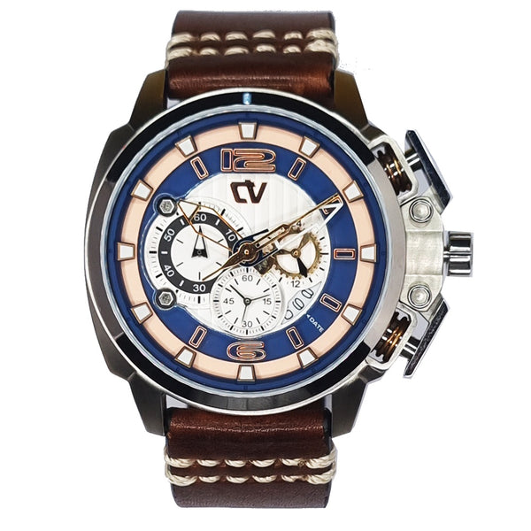 Christ Verra Casual Men's Analog Watches CV C 29940G-21 SLV/RG