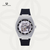 Christ Verra Casual Men's Watches Jam Tangan Pria Automatic Orbit Series CV 113956G-31 BLK FREE Set Rotary Box