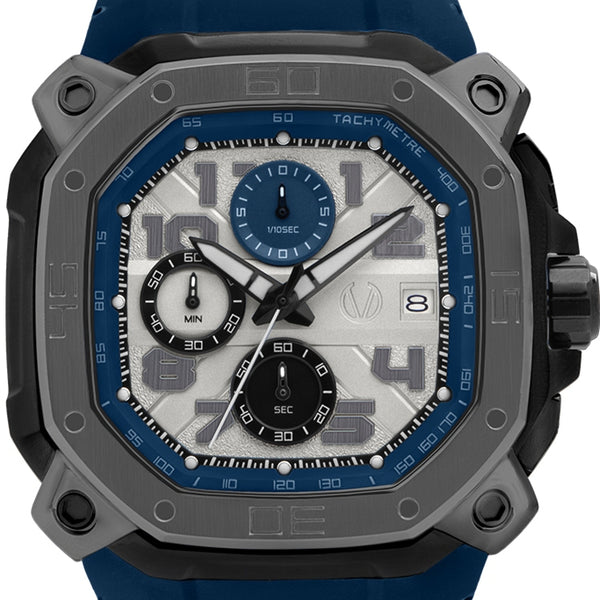 Christ Verra Casual Men's Watches CV 63033G-36 L-GUN/BLU