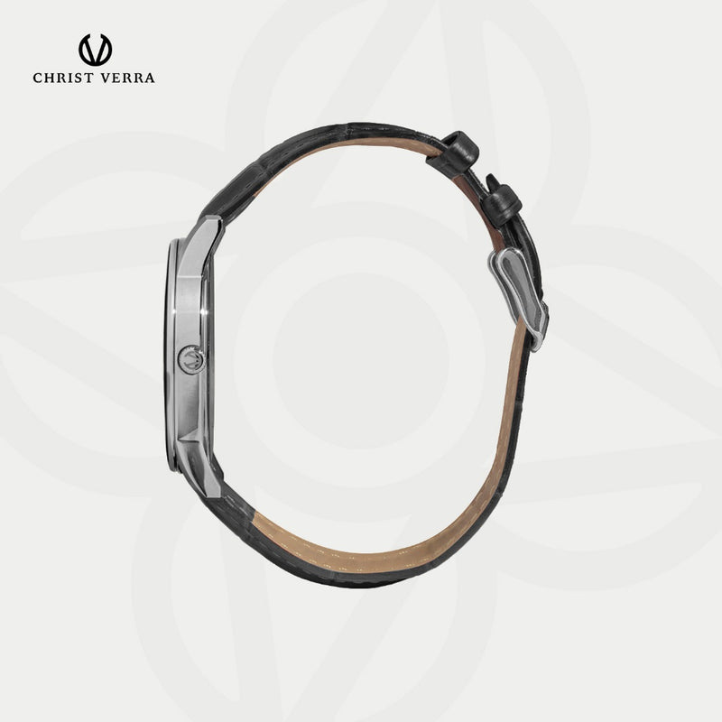 Christ Verra Jam Tangan Kasual Pria Series Couple CV 12452G-21 SLV