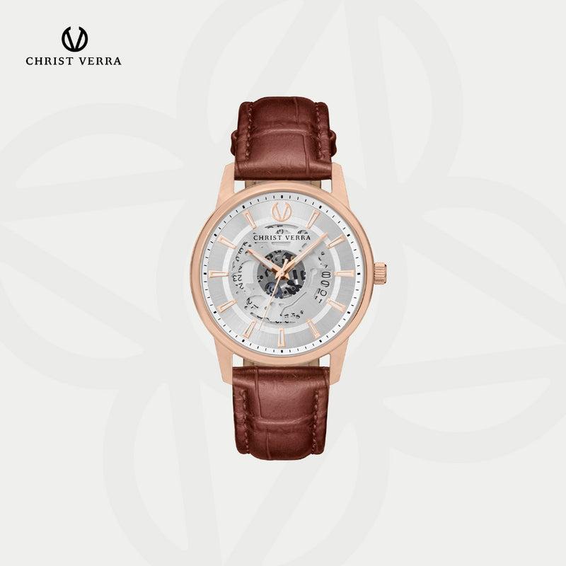 Christ Verra Jam Tangan Kasual Pria Series Couple CV 12452G-25 SLV