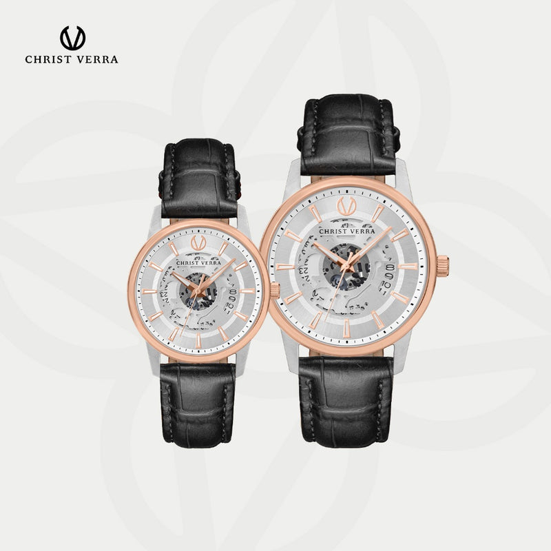 Christ Verra Jam Tangan Kasual Wanita Series Couple CV 12452L-24 SLV