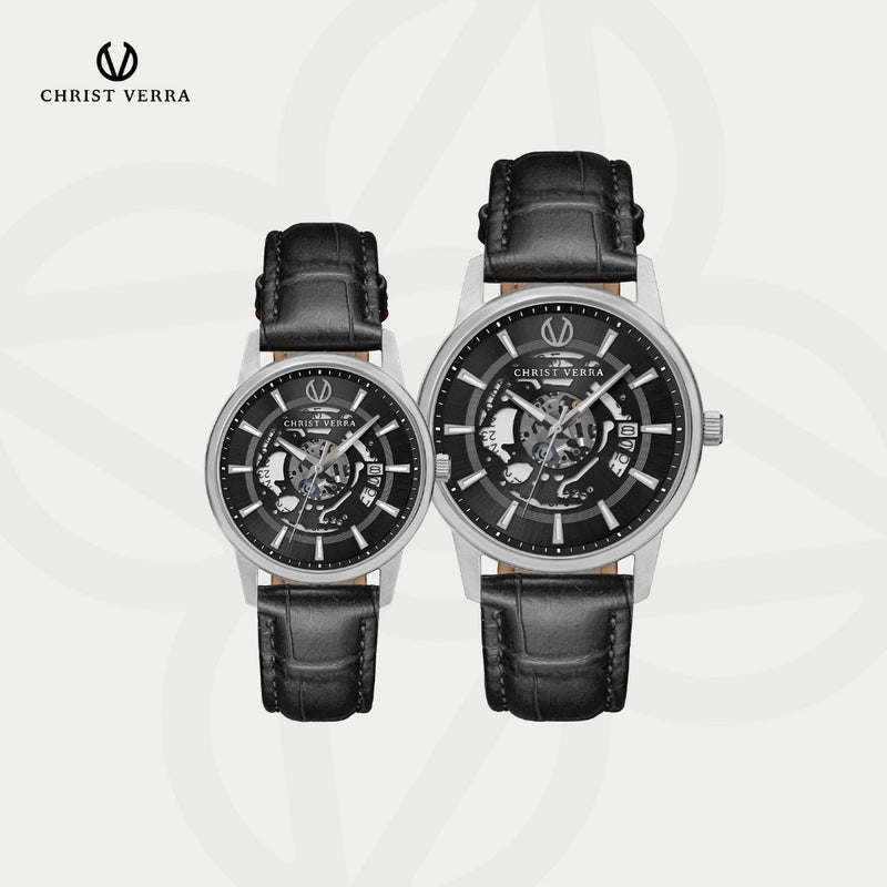 Christ Verra Jam Tangan Kasual Wanita Series Couple CV 12452L-21 BLK