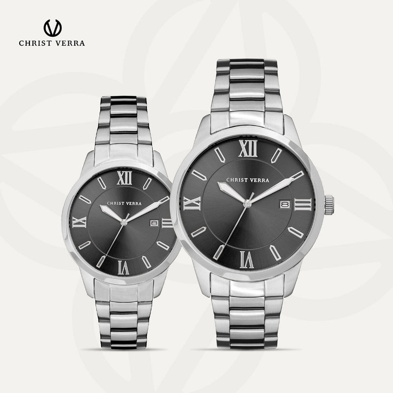 Christ Verra Women Watches Series Couple CV 10639L-11 BLK
