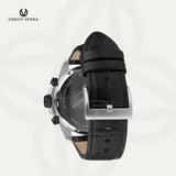 Christ Verra Casual Men's Watches Bellagio Series Strap Leather Chronograph CV 12493G-20 BLK
