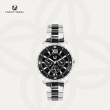 Christ Verra Casual Women's Watches Jam Tangan Wanita Stainless Steel Libera Series CV 12342L- 51 BLK