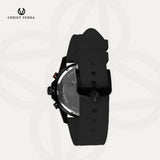 Christ Verra Casual Men's Watches Draeven Series Strap Rubber Sillicon CV 12526G-36 BLK
