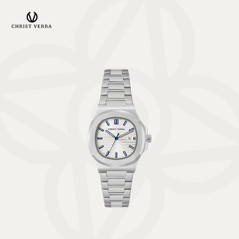 Christ Verra Jam Tangan Couple Coppia SeriesCV 921548G-11 SLV  CV 921548L-11 SLV