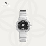 Christ Verra Casual Women's Watches Jam Tangan Wanita Tali Rantai Élora Series CV 51128L-11 BLK