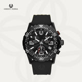 Christ Verra Casual Men's Watches Draeven Series Strap Rubber Sillicon CV 12526G-36 BLK