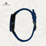 Christ Verra Casual Men's Watches Draeven Series Strap Rubber Sillicon CV 12526G-3C BLU