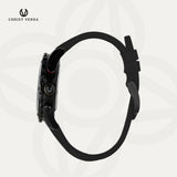 Christ Verra Casual Men's Watches Draeven Series Strap Rubber Sillicon CV 12526G-36 BLK