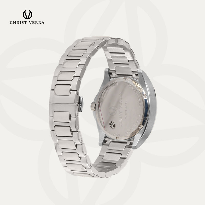 Christ Verra Casual Men's Watches Monarch Timeless Series Stainless Steel CV 110614G-11 BLU