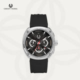 Christ Verra Casual Men's Watches Vanguard Series Strap Rubber Sillicon CV 12240G-31 BLK