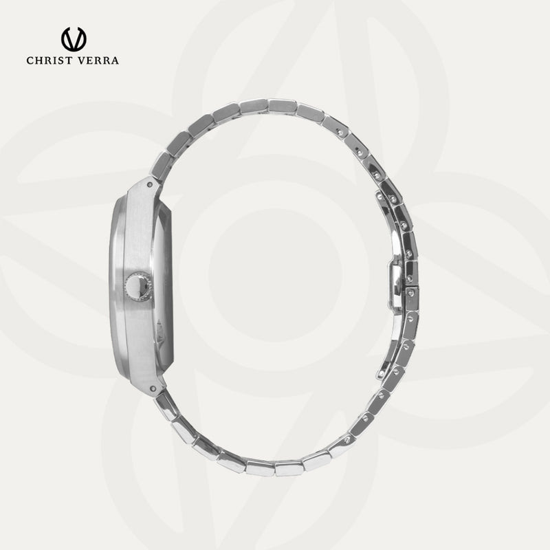 Christ Verra Casual Men's Watches Jam Tangan Pria Automatic Steelcraft Series CV 323096G-11 BLK