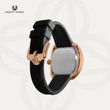 Christ Verra Casual Women Watches Glimora Series CV 53321L-35 BLK Rubber Sillicon Strap