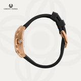 Christ Verra Casual Women Watches Glimora Series CV 53321L-35 BLK Rubber Sillicon Strap