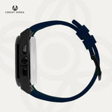 Christ Verra Casual Men's Watches Fortix Series Strap Rubber Sillicon CV 111110G-3D BLU