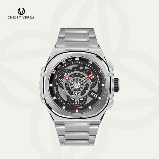 Christ Verra Casual Men's Watches Iron Series Special Metal Bracelet CV 12467G-11 BLK