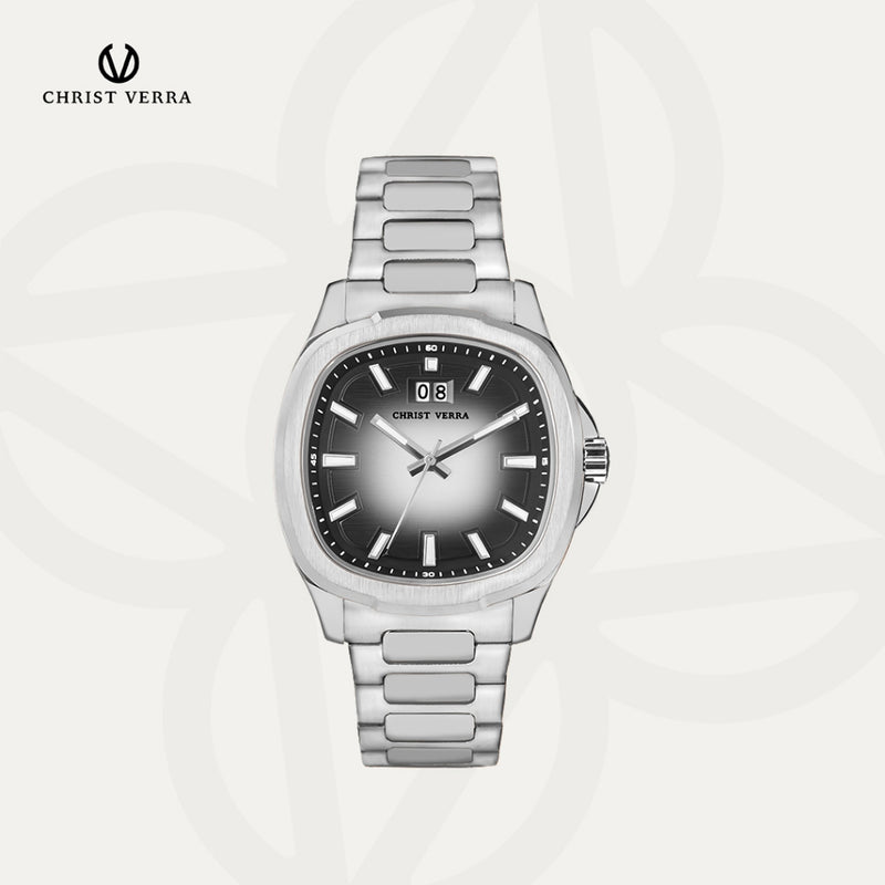 Christ Verra Casual Men's Watches Monarch Timeless Series Stainless Steel CV 110614G-11 BLK