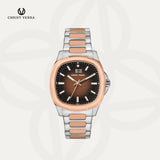 Christ Verra Casual Men's Watches Monarch Timeless Series Stainless Steel CV 110614G-14 BRN