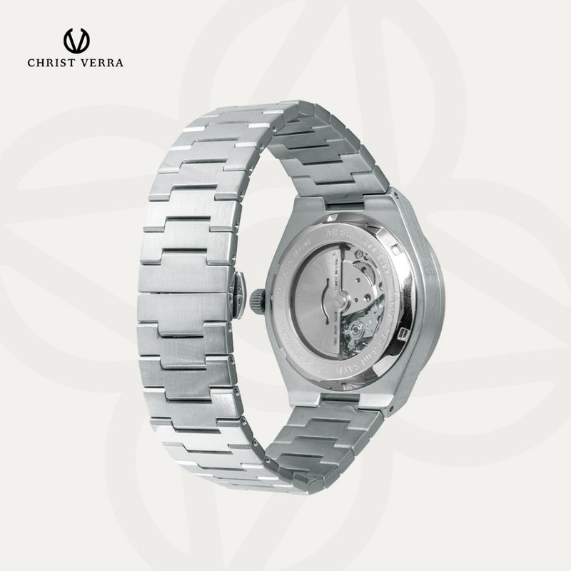 Christ Verra Casual Men's Watches Jam Tangan Pria Automatic Steelcraft Series CV 323096G-11 BLK