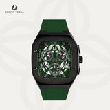 Christ Verra Casual Men's Watches Fortix Series Strap Rubber Sillicon CV 111110G-36 GRN
