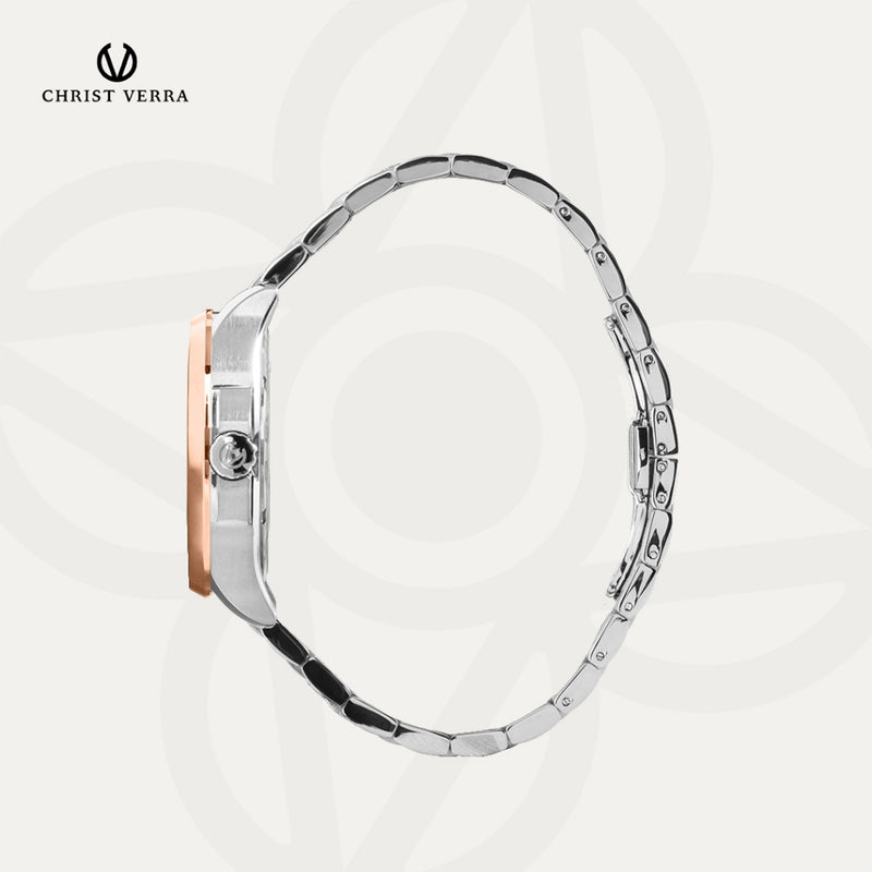 Christ Verra Casual Men's Watches Monarch Timeless Series Stainless Steel CV 110614G-14 BRN